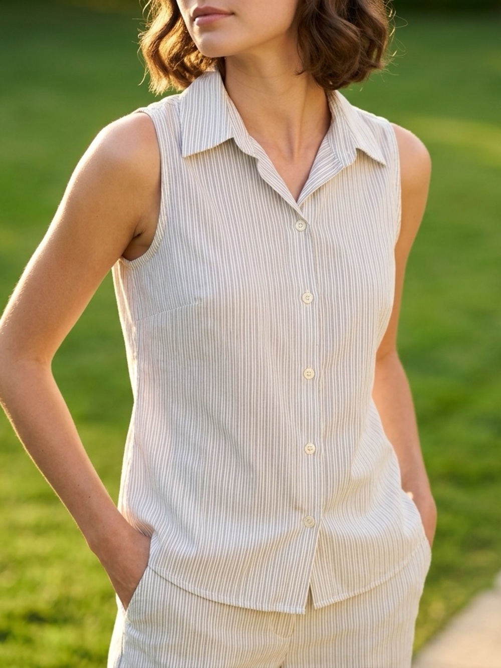 KORS by Michael Kors Sleeveless bouse